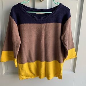 Old navy Colorblock Sweater Sz M